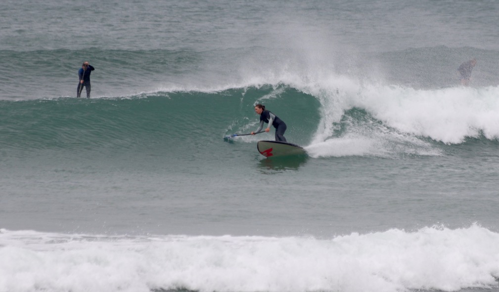 Come on girls - give SUP surfing a try this year